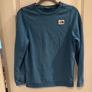 Kids 14/16 The North Face Blue Crewneck Pullover sweatshirt
